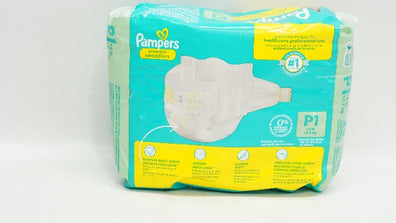 Pampers Preemie Swaddlers, Size P-1, <6 Ib <2.7 kg - Pack of 20
